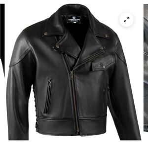 Legendary Whitetails Black Leather Jacket